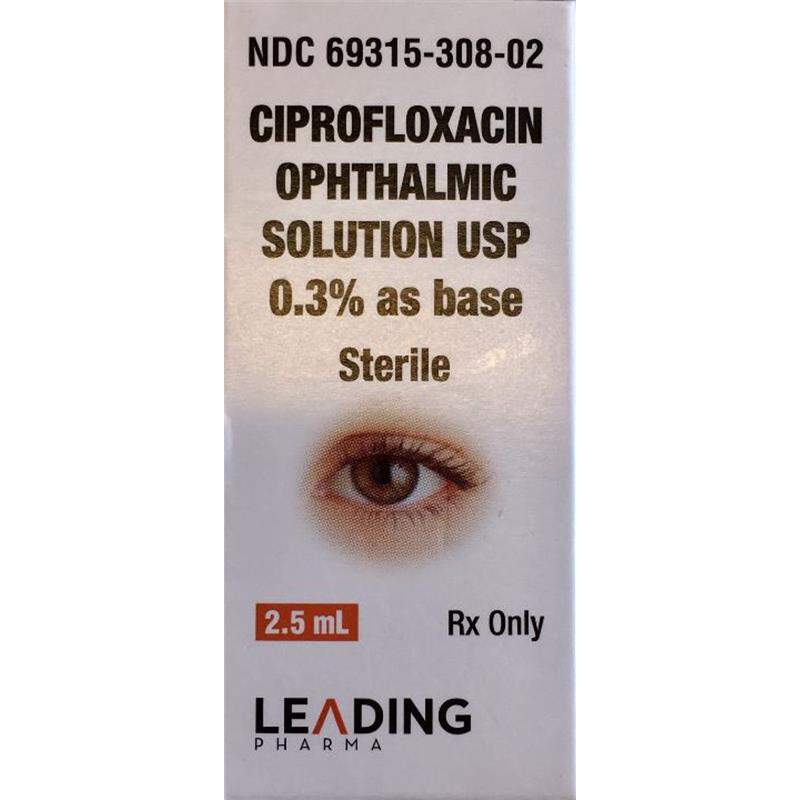 Ciprofloxacin Ophthalmic Solution 0.3%