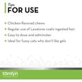 Tomlyn Laxatone Hairball Remedy Chews for Cats, 60 Count