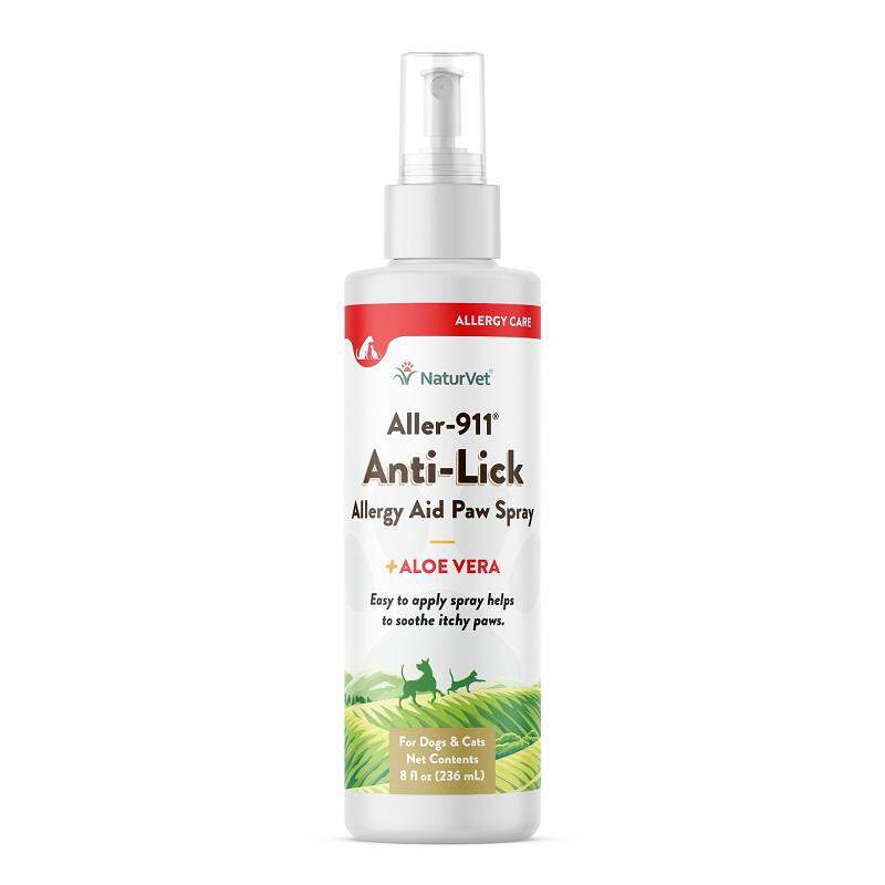 NaturVet Aller-911 Anti-Lick Paw, 8 oz Spray