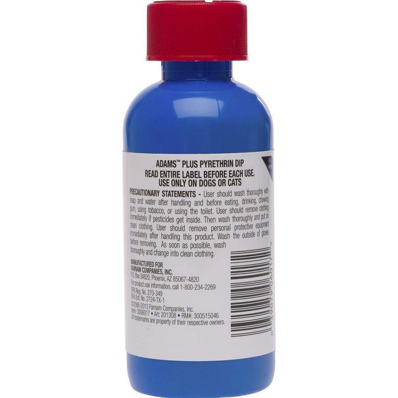 Adams Plus Pyrethrin Dip 4 oz