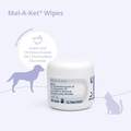 Dechra Pharmaceuticals Mal-A-Ket Medicated Wipes for Dogs and Cats, 50 Count