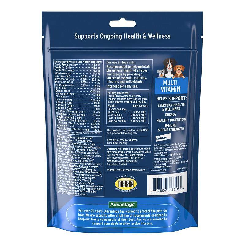 Pet Protect MultiVitamin DVM Soft Chews for Dogs