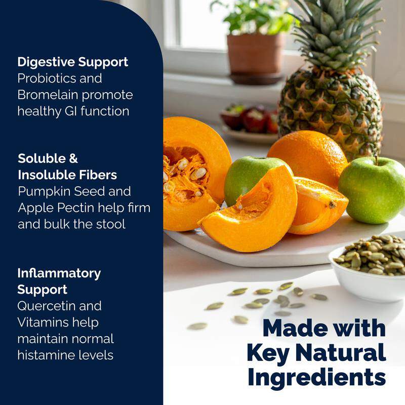 Glandex Anal Gland Support Peanut Butter Chews for Dogs