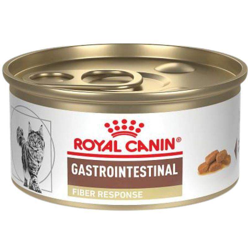 Royal Canin Veterinary Diet Adult Gastrointestinal Fiber Response Thin Slices in Gravy Canned Cat Food, 24 x 3 oz cans