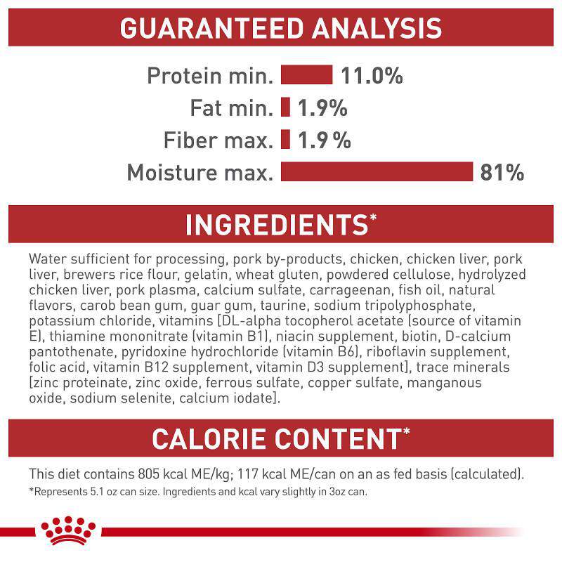 Royal Canin Feline Health Nutrition Adult Instinctive Loaf in Sauce Canned Cat Food, Case of 24