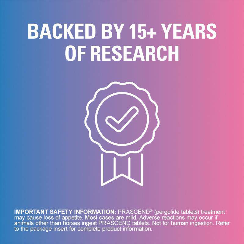 Prascend (pergolide tablets) for Horses 1 mg