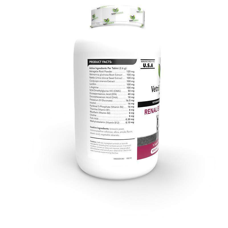 VetriScience Kidney Health Renal Essentials for Dogs, 60 Chew Tabs