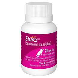 Elura (capromorelin oral solution) 20 mg/mL for Cats, 15 ml
