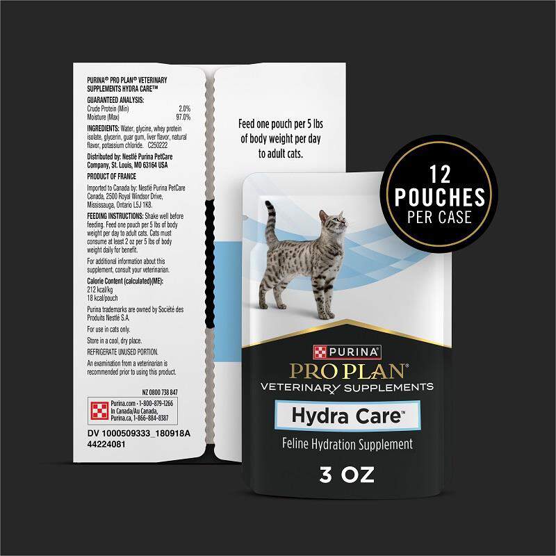 Purina Pro Plan Veterinary Supplements Hydra Care for Cats, 2 Boxes (24 Sachets)