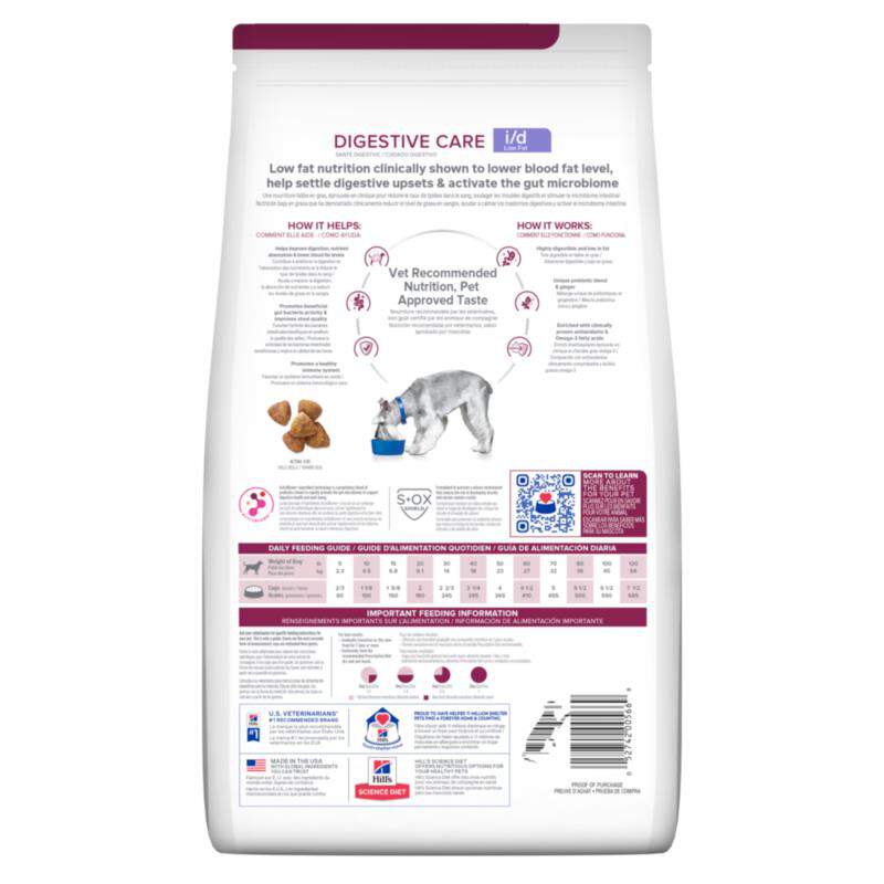 Hill's Prescription Diet i/d Low Fat Digestive Care Chicken Flavor Dry Dog Food