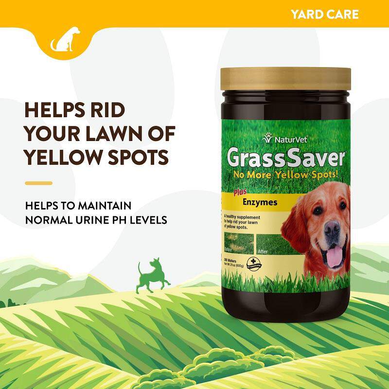 NaturVet GrassSaver, 300 Chewable Wafers