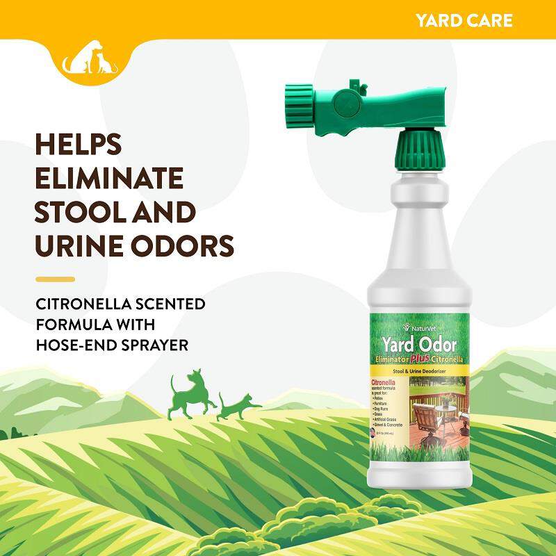 NaturVet Yard Odor Eliminator Plus with Citronella, 32 oz