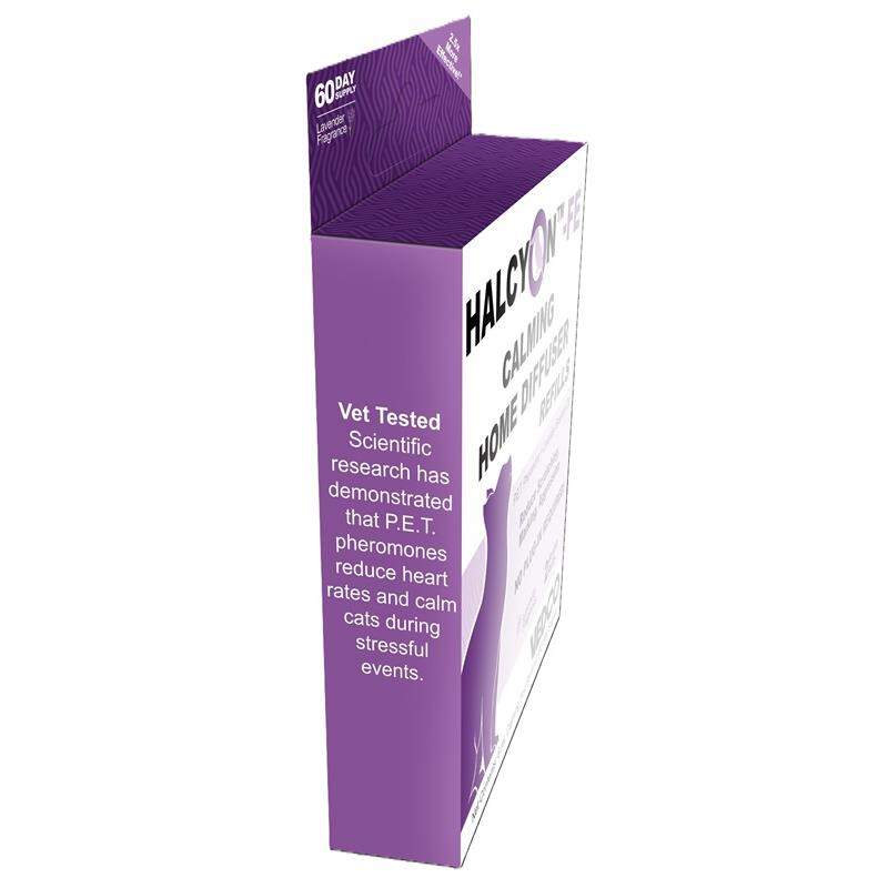 HALCYON-FE Calming Home Diffuser Refills for Cats, 2 pack