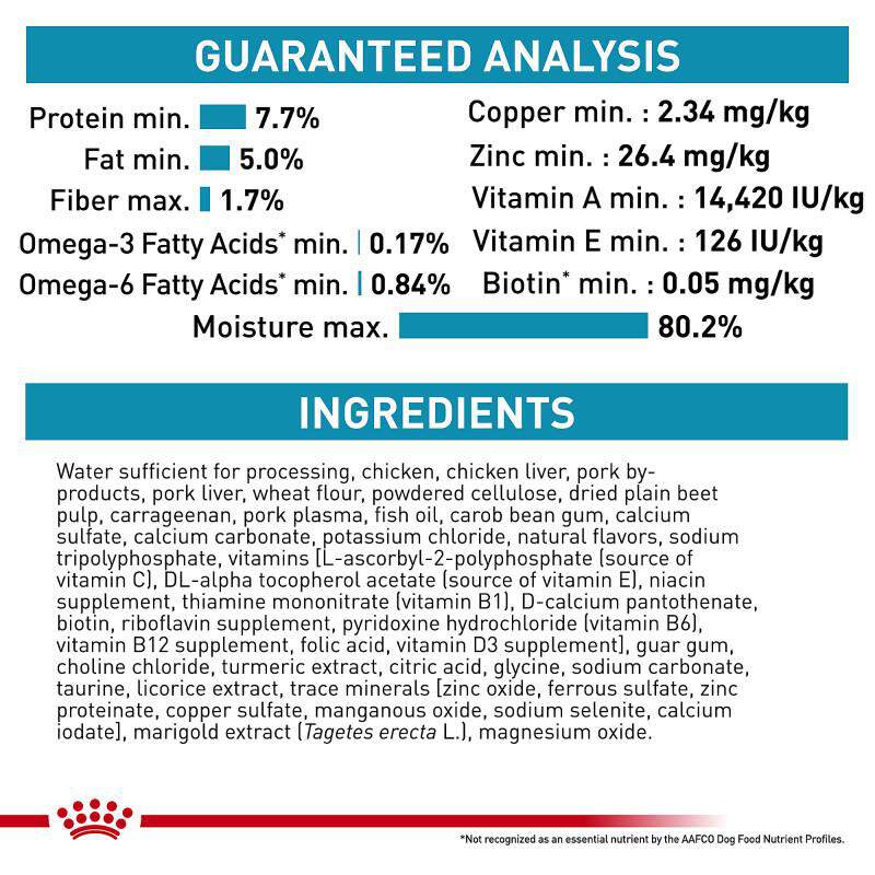 Royal Canin Veterinary Diet Skintopic Loaf in Sauce Adult Canned Dog Food, 24 x 13.5 oz cans