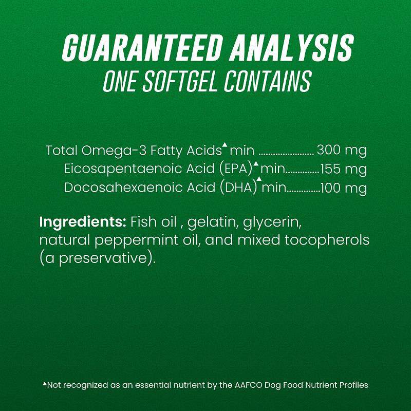 Nutramax Laboratories, Inc. Welactin Canine Softgel Capsules for Dogs, 120 Count
