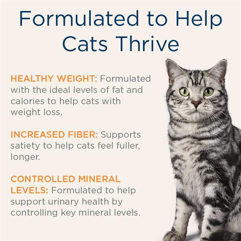 Blue Buffalo Natural Veterinary Diet W+U Weight Management + Urinary Care Cat Food