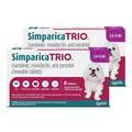 Simparica Trio Chewable Tablets for Dogs 5.6 - 11 lbs Purple, 12 Month Supply