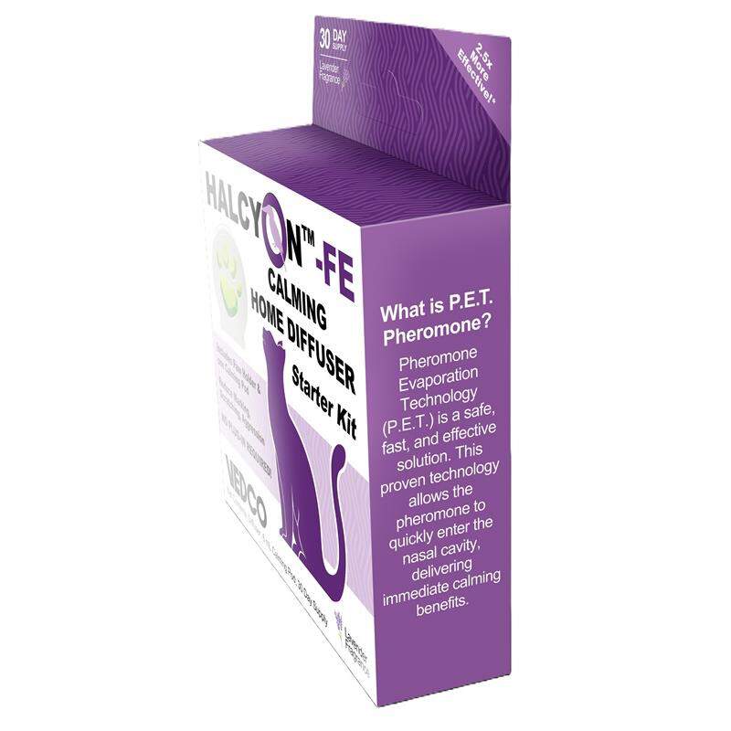 HALCYON-FE Calming Home Diffuser Starter Kit for Cats, 1 Pack