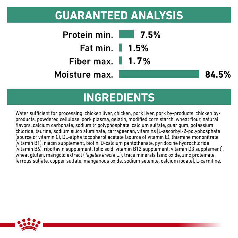 Royal Canin Veterinary Diet Adult Glycobalance Thin Slices in Gravy Canned Cat Food, 24 x 3 oz cans