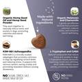 Calming Hemp Oil + KSM-66 Ashwagandha Soft Chews for Dogs, 60 ct