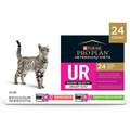 Purina Pro Plan Veterinary Diets UR Savory Selects Urinary St/Ox Turkey & Giblets / Salmon Variety Pack Adult Cat Food, 24 x 5.5 oz cans
