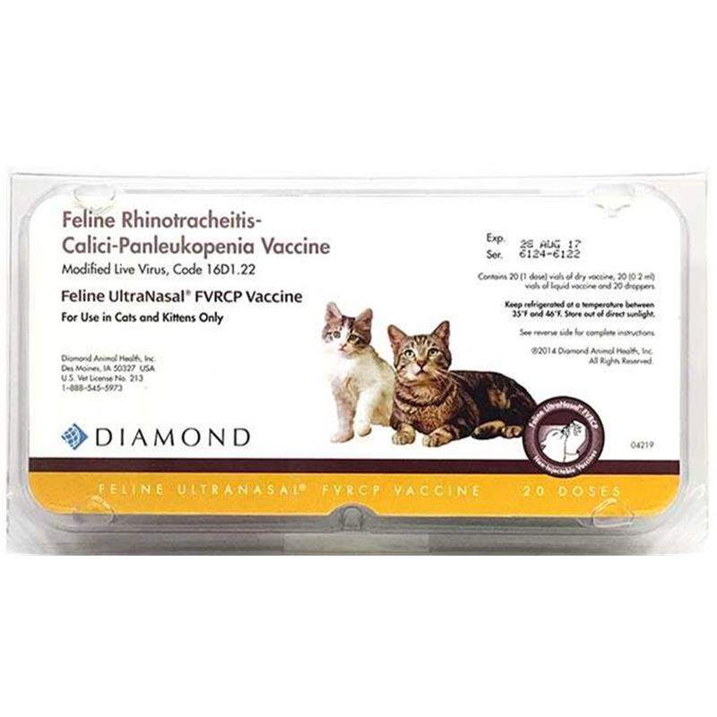 Elanco Feline UltraNasal FVRCP Vaccine for Cats, 20-Dose Tray