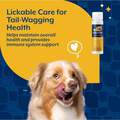 NaturVet Lickable Multi-Vitamin Immunity Food Supplement for Dogs, Peanut Butter Flavor, 6.4 fl oz
