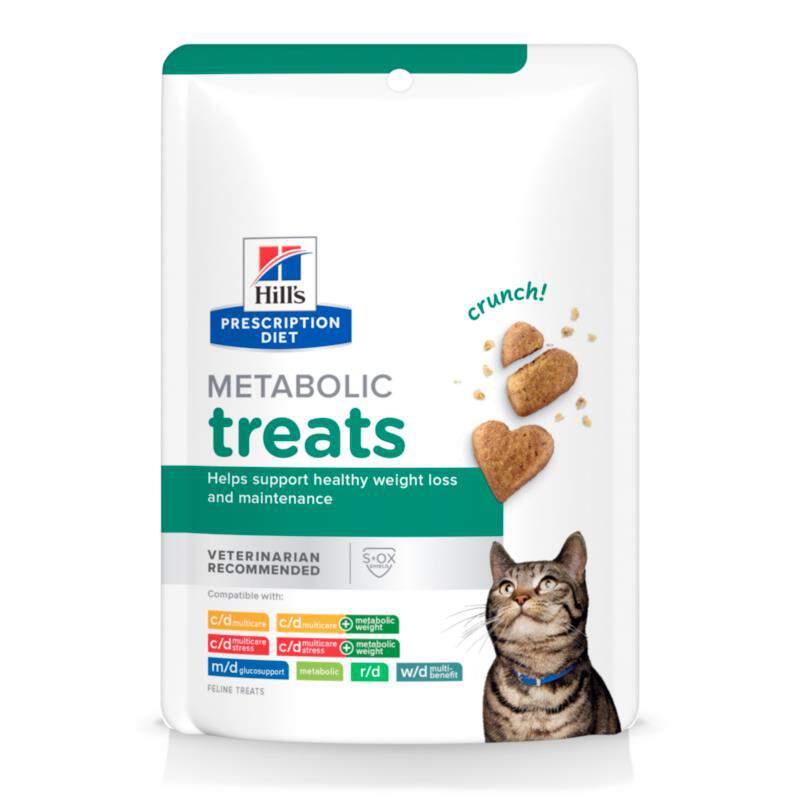 Hill's Prescription Diet Metabolic Weight Management Cat Treats, 2.5 oz bag