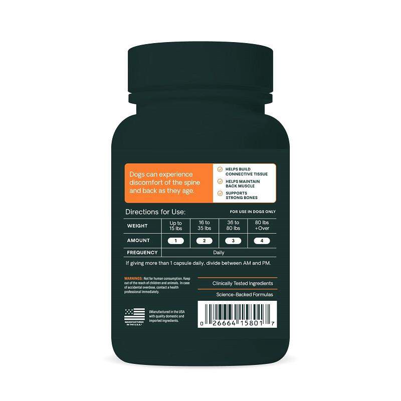 VetriScience Healthy Spine & Disc Vetri Disc for Dogs, 180 Capsules