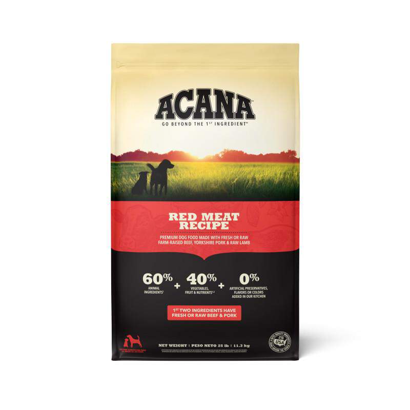 Acana Heritage Meats Formula Grain-Free Beef, Pork & Lamb Dry Dog Food, 25 lb. Bag