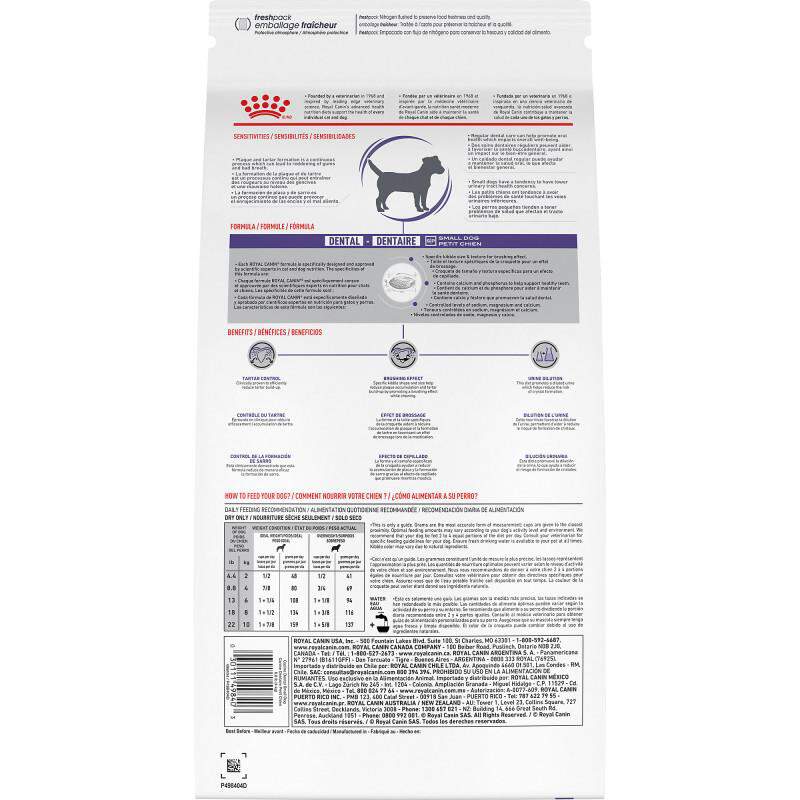 Royal Canin Veterinary Diet Adult Dental Small Dog Dry Dog Food, 8.8 lb bag