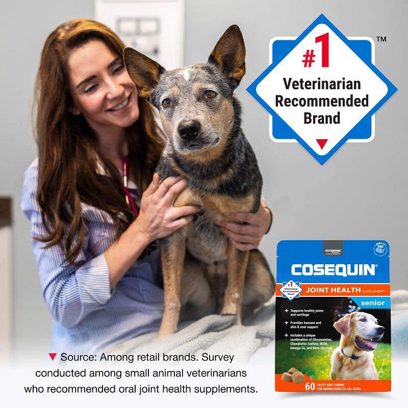 Cosequin Senior Maximum Strength Joint Health Supplement for Dogs, 60 Soft Chews