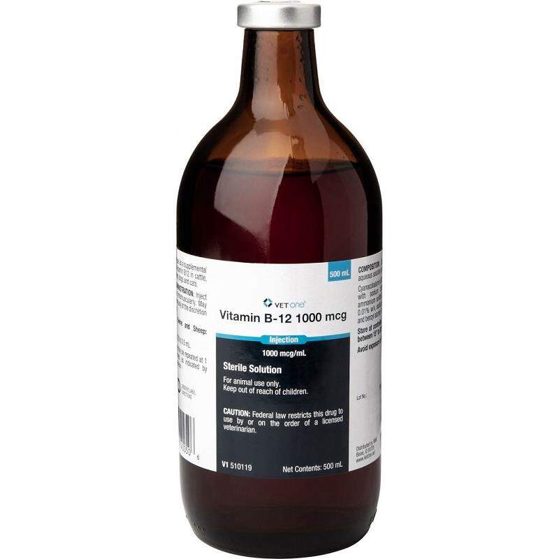 Vitamin B-12 1000 mcg/ml, 500 ml