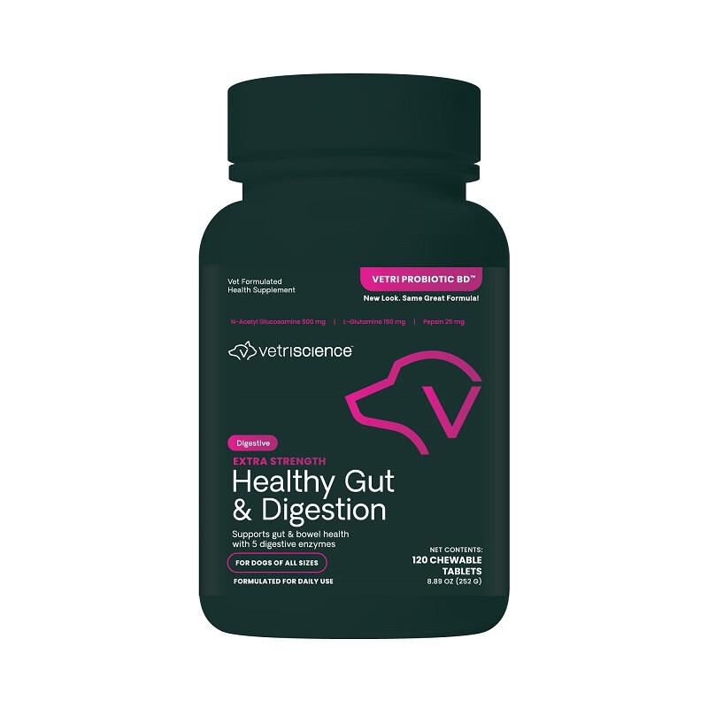 VetriScience Vetri-Probiotic BD Healthy Gut & Digestion for Dogs, 120 Chew Tabs