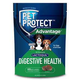 Pet Protect Digestive Health Lactoquil Soft Chews for Dogs, 60 Ct.