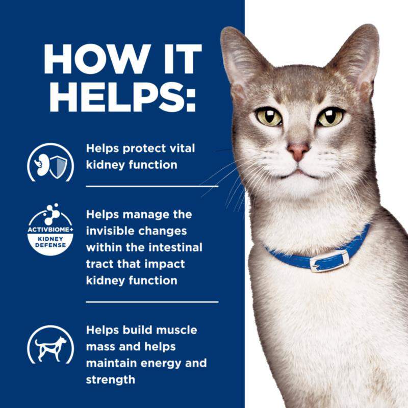 Hill's Prescription Diet k/d Kidney Care with Tuna Canned Cat Food, 24 x 5.5 oz cans