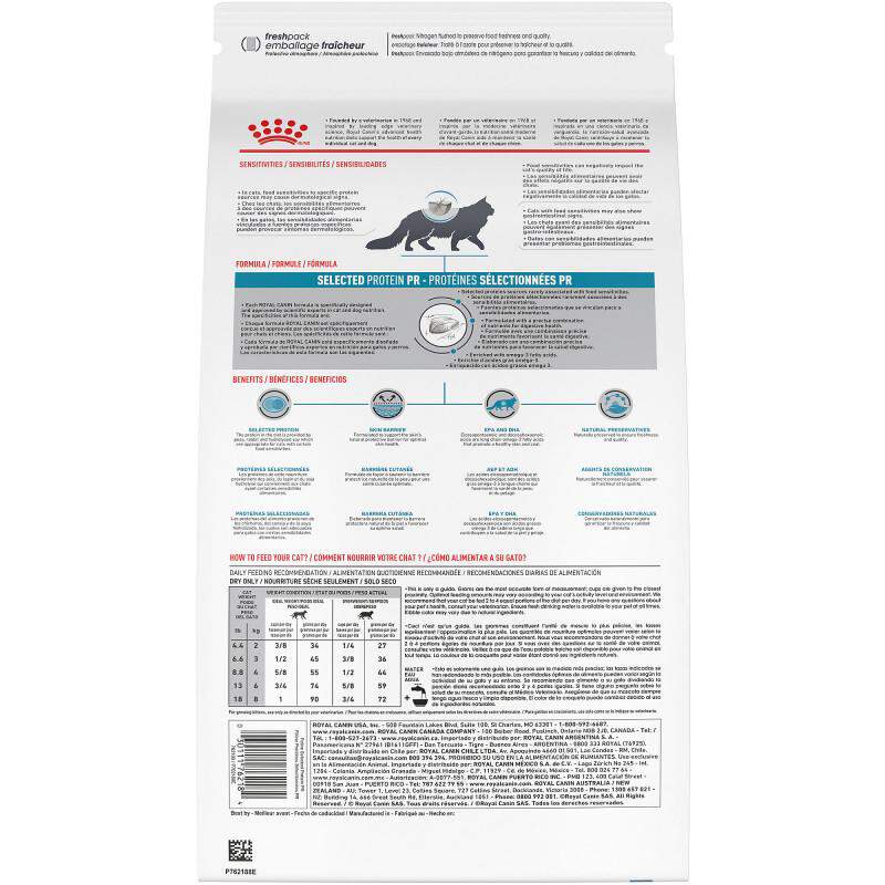 Royal Canin Veterinary Diet Selected Protein Pea & Rabbit Formula Adult Dry Cat Food, 8.8 lb bag