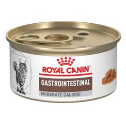Royal Canin Veterinary Diet Adult Gastrointestinal Moderate Calorie Thin Slices in Gravy Canned Cat Food, 24 x 3 oz cans
