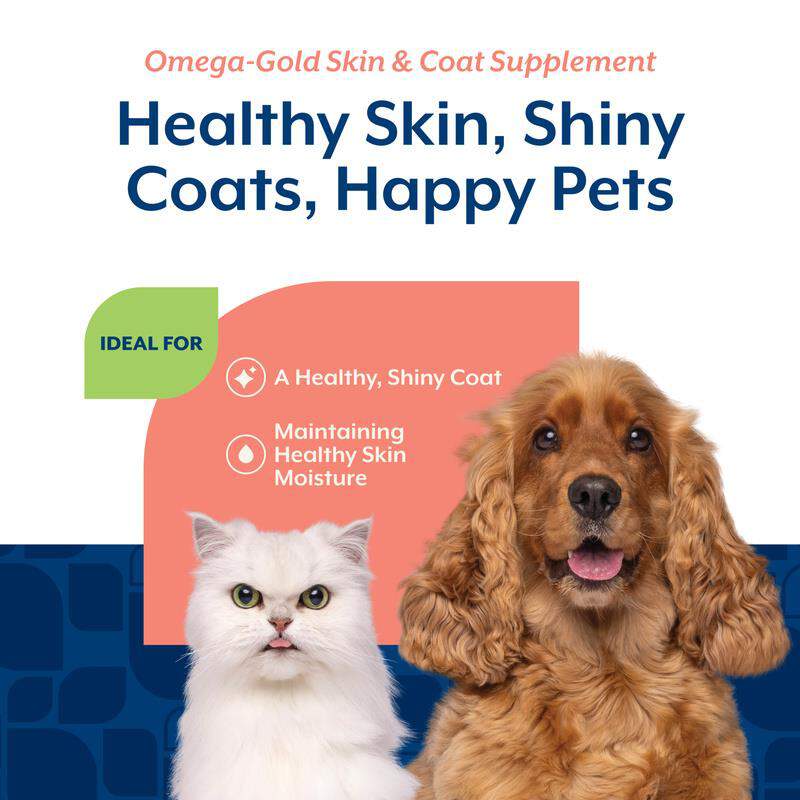 NaturVet Omega Gold Plus Salmon Oil Soft Chews, 180 Ct