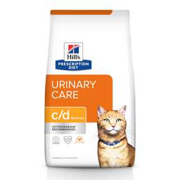 Hill's Prescription Diet c/d Multicare Urinary Care with Chicken Dry Cat Food, 17.6 lbs