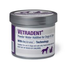 Vetradent Powder Water Additive for Dogs & Cats, 300 gm
