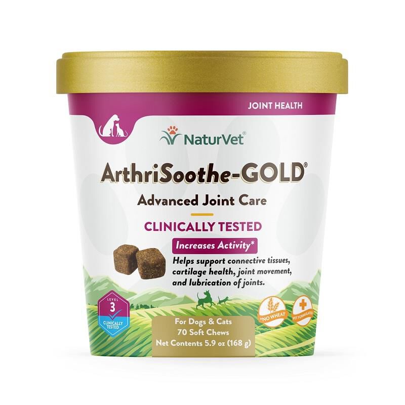 NaturVet Arthrisoothe Gold Level 3, 70 Soft Chews