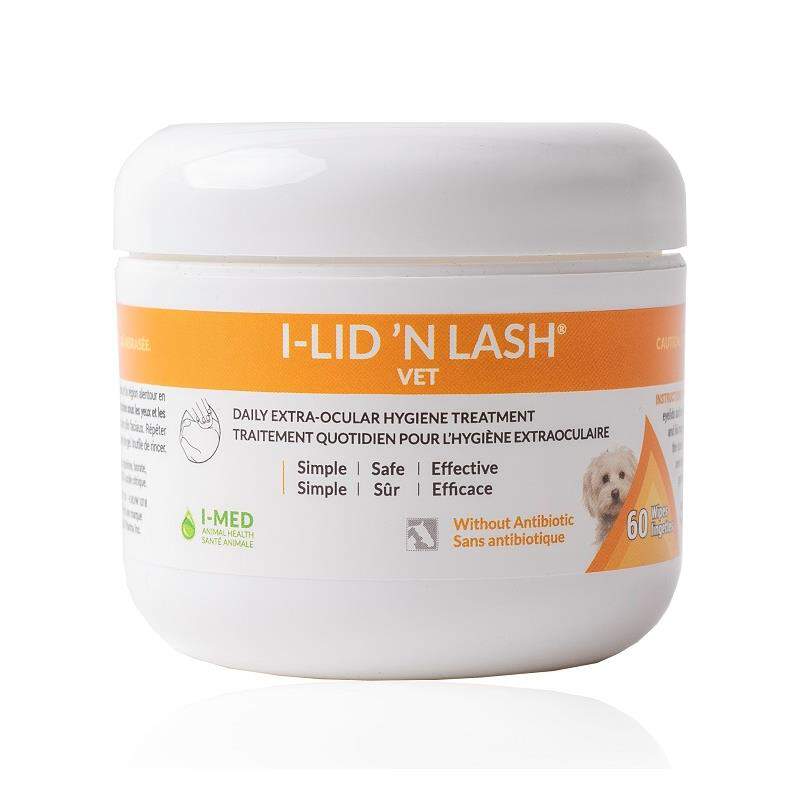 I-Lid 'n Lash Hygiene Vet Wipes 60 Count