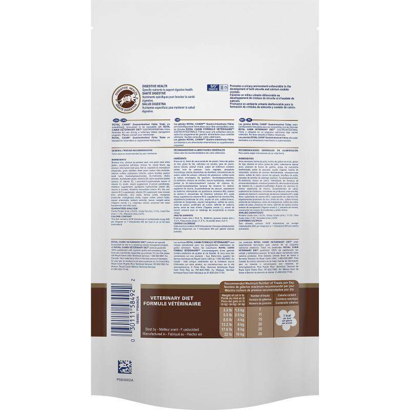 Royal Canin Veterinary Diet Adult Gastrointestinal Cat Treats, 7.7 oz bag