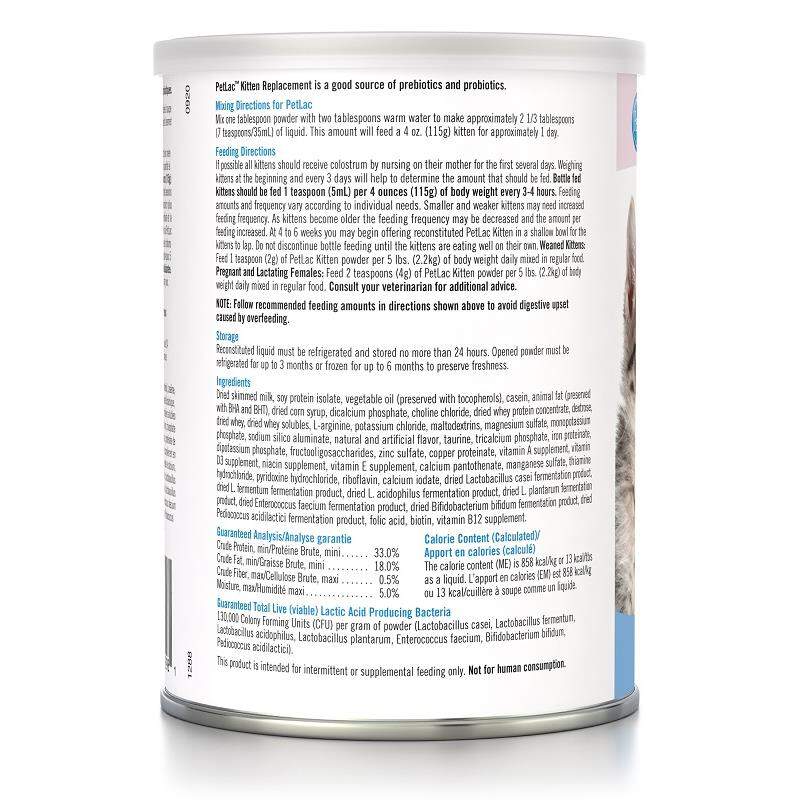 PetAg PetLac Kitten Milk Replacement Powder, 10.5 oz