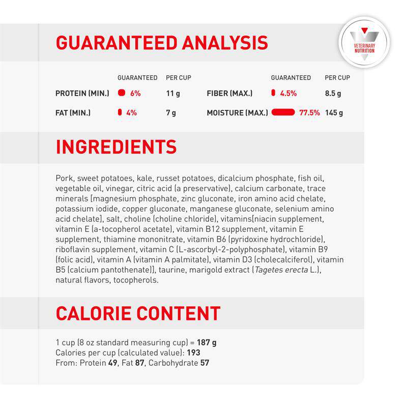 Royal Canin Selected Protein Pork Recipe Fresh Frozen Dog Food, 6.2 lb bag with 7 x 14.1 oz pouches