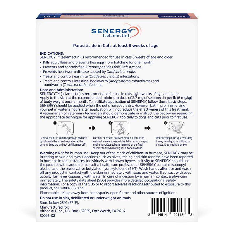 Senergy (selamectin) Topical for Cats