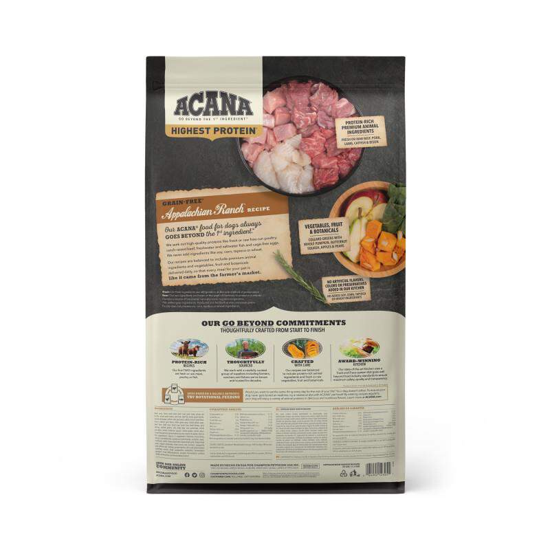 Acana Regionals Appalachian Ranch Dry Dog Food, 25 lbs