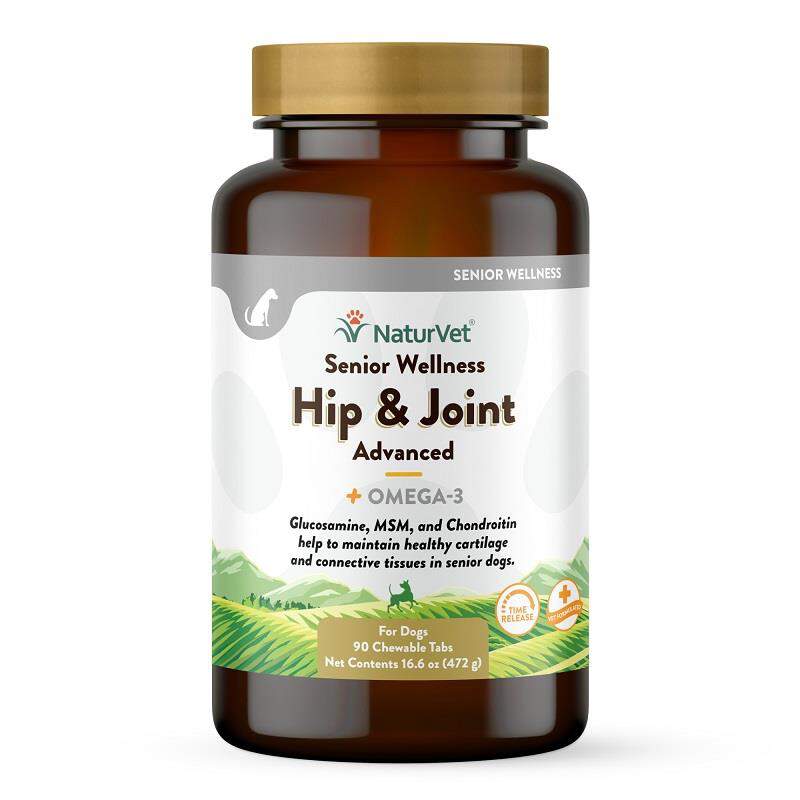 NaturVet Senior Hip & Joint Advanced Formula, 90 Tabs
