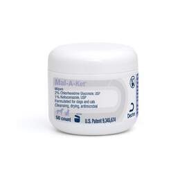 Mal-A-Ket Medicated Wipes, 50